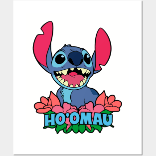 Stitch Ho'omau Smile Posters and Art